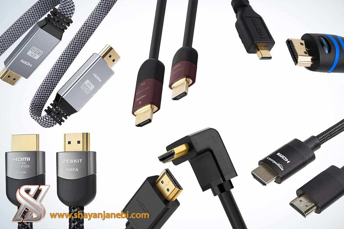 کابل اچ دی ام آی انواع کابل HDMI