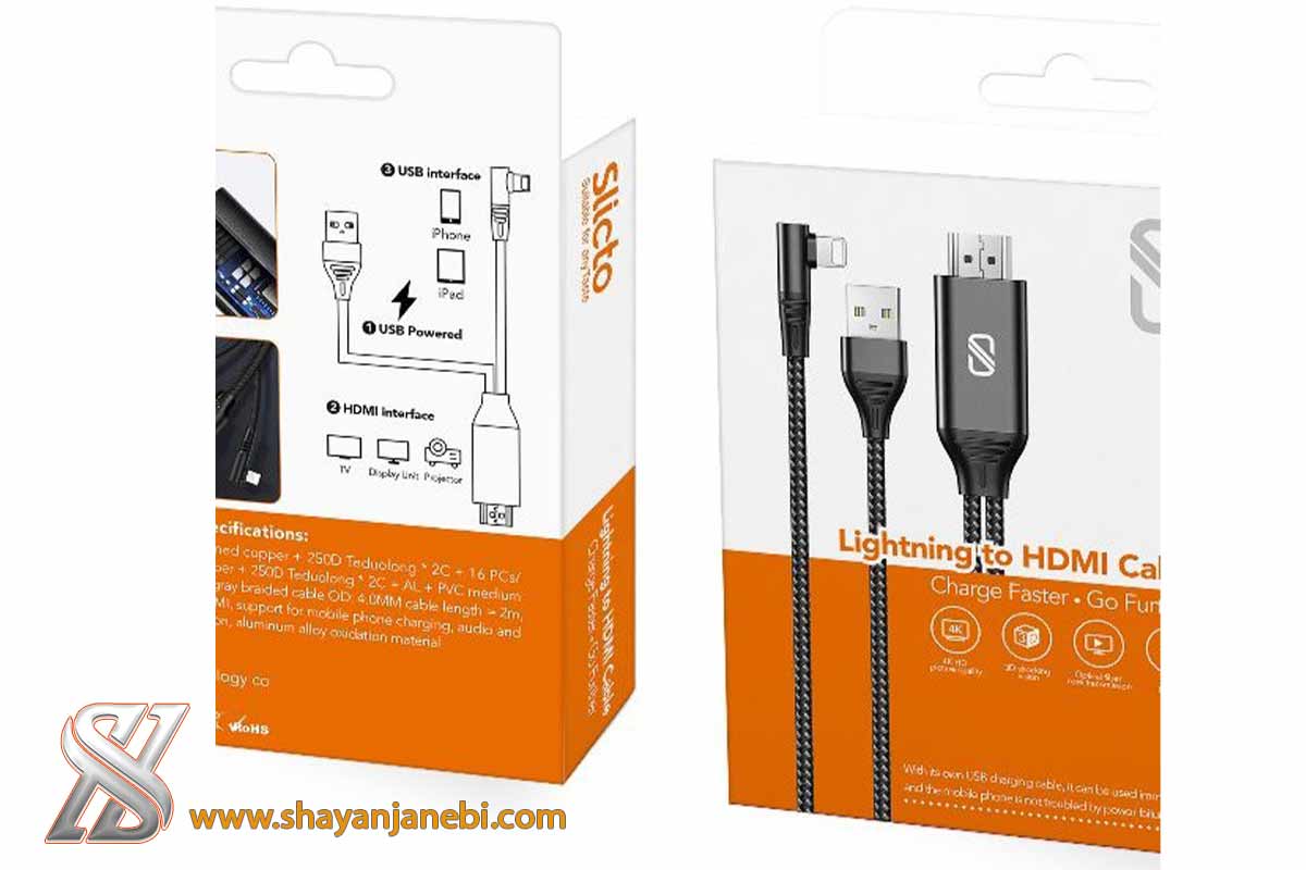 کابل تبدیل لایتنینگ به HDMI فروش با تخفیف ویژه