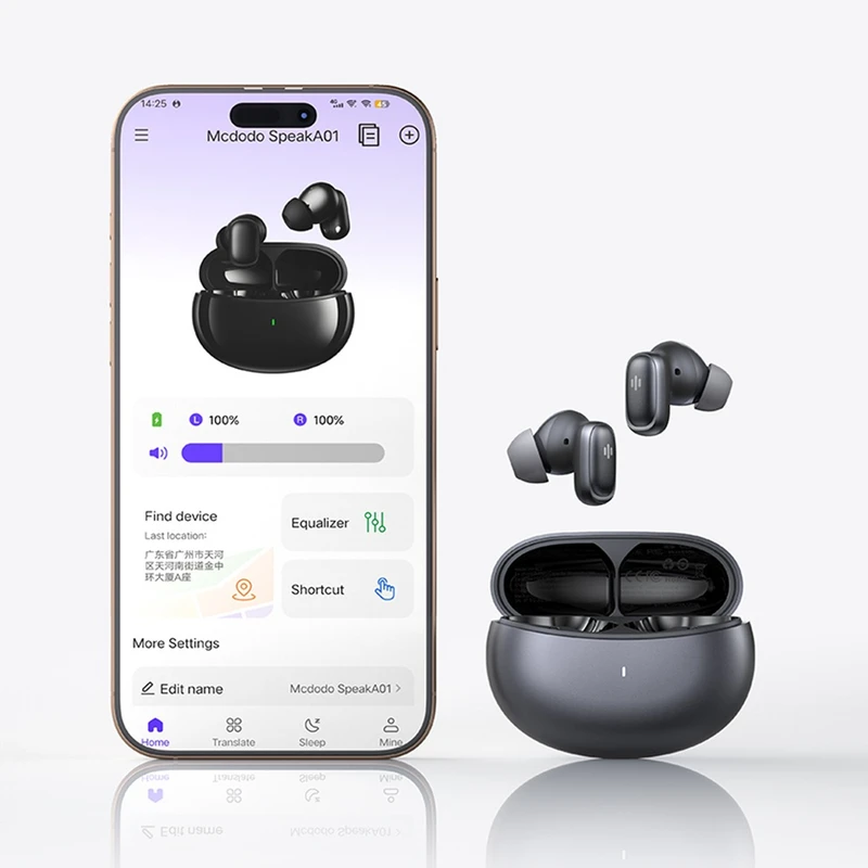 هدفون بلوتوثی مک دودو مدل Earbuds AI Translator HP-8220 - Image 4
