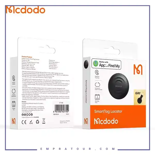 تگ ردیاب اپل برند مکدودو Mcdodo Smart Tag for Apple Devices AT-720 - Image 8
