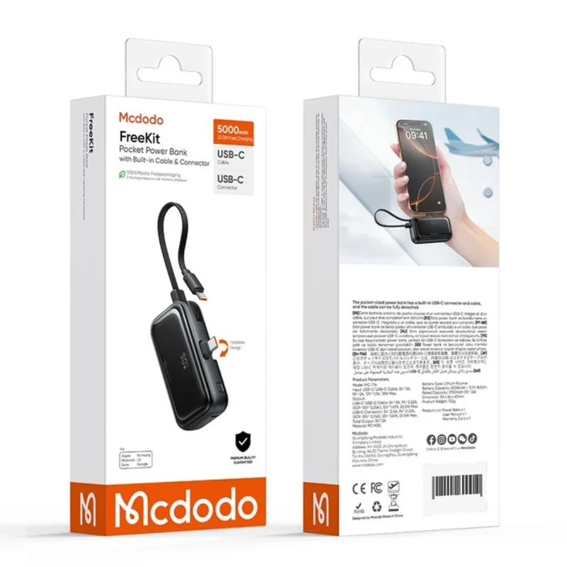 پاوربانک مک دودو مدل MC-7760 ظرفیت 5000 میلی آمپر - Image 8